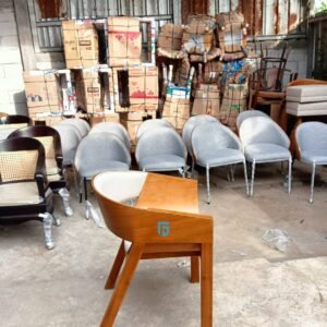 Kursi Makan Jati Vinir Minimalis